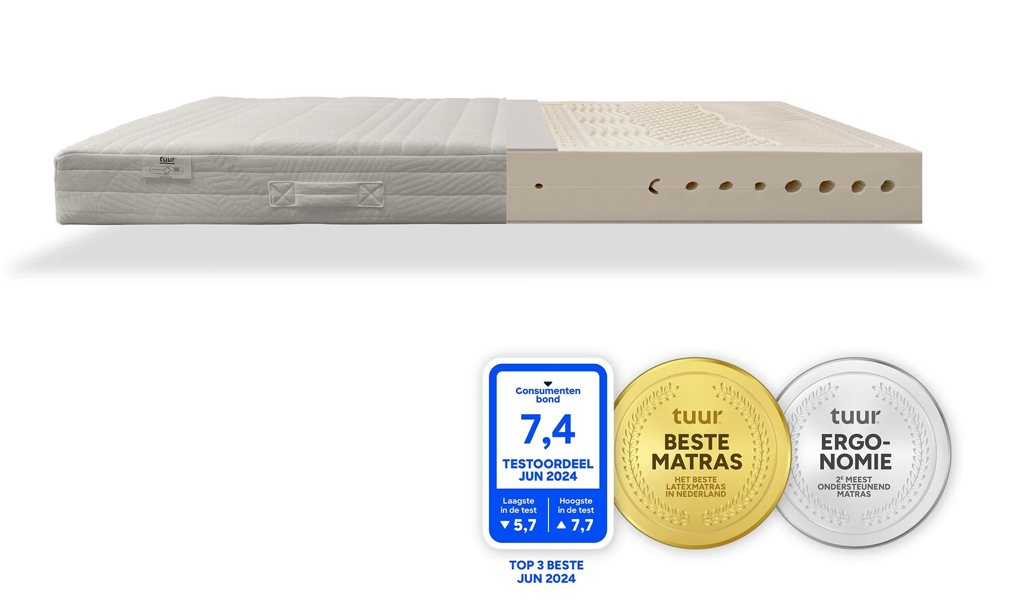 Tuur® Original Matras - 100% Natural Latex - Image 3