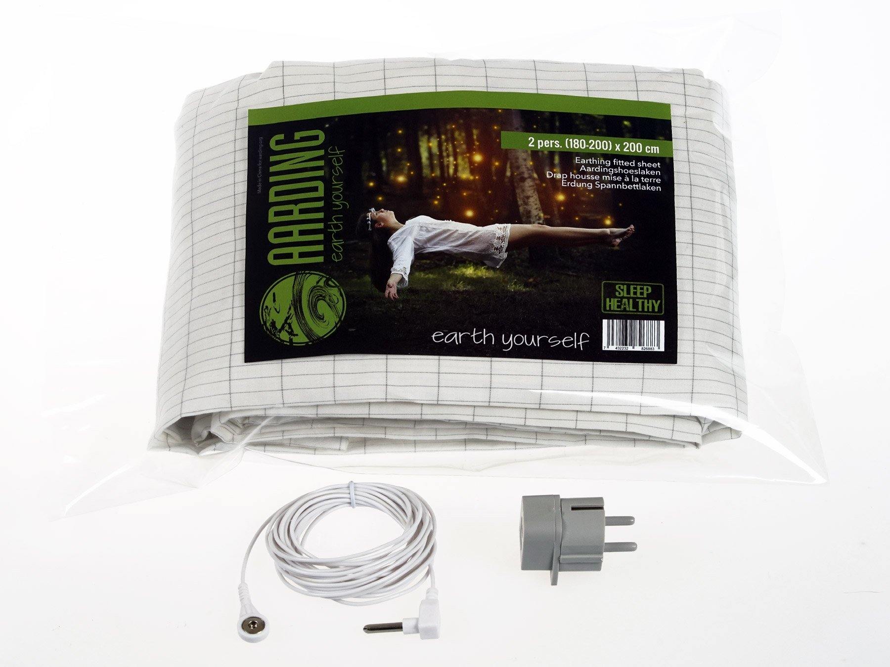 Set 2 Grounding Fitted Sheets 2 pers. (incl. cables and adapters) - Image 3