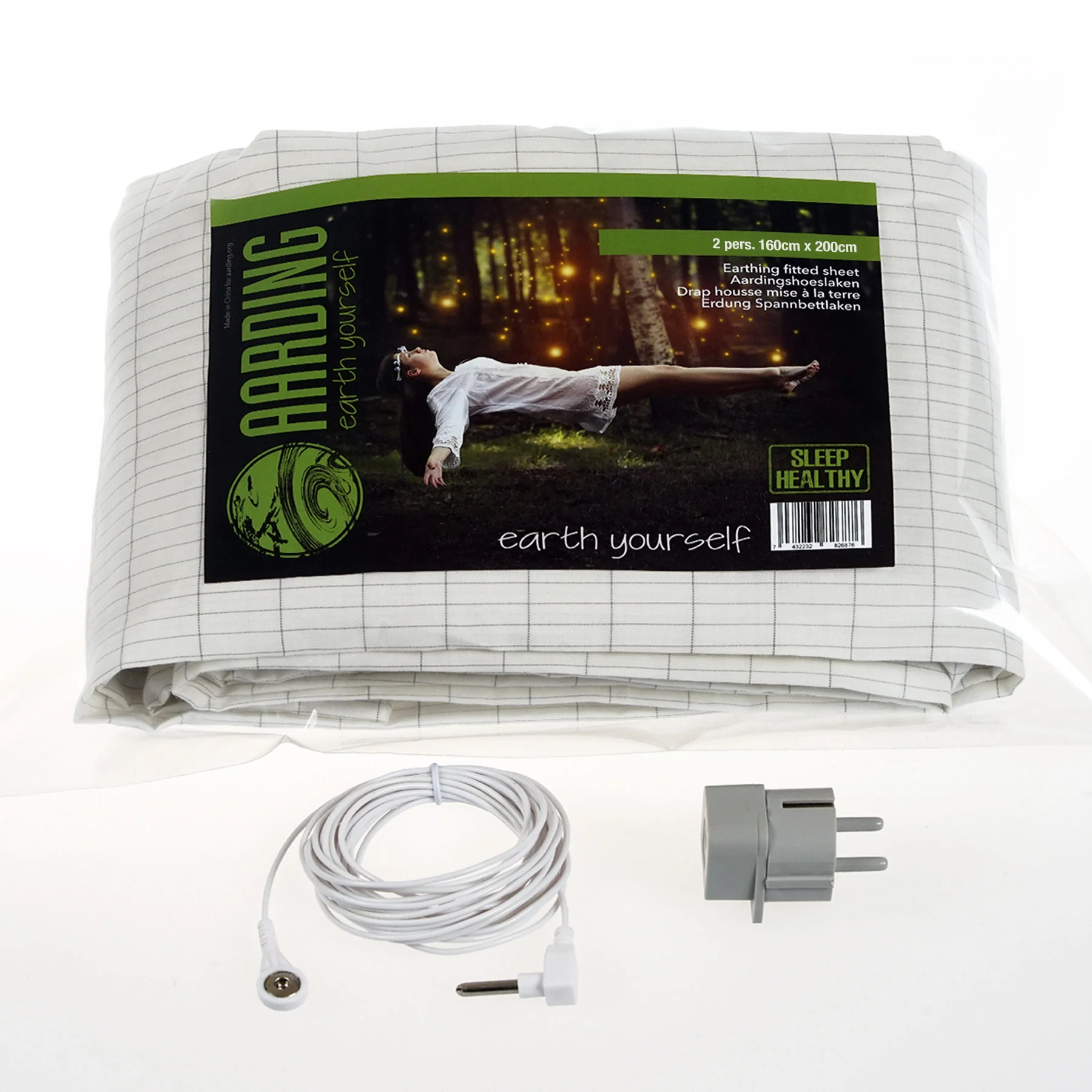 Grounding Fitted Sheet, double, (incl. cable 5m and adapter) - Image 5