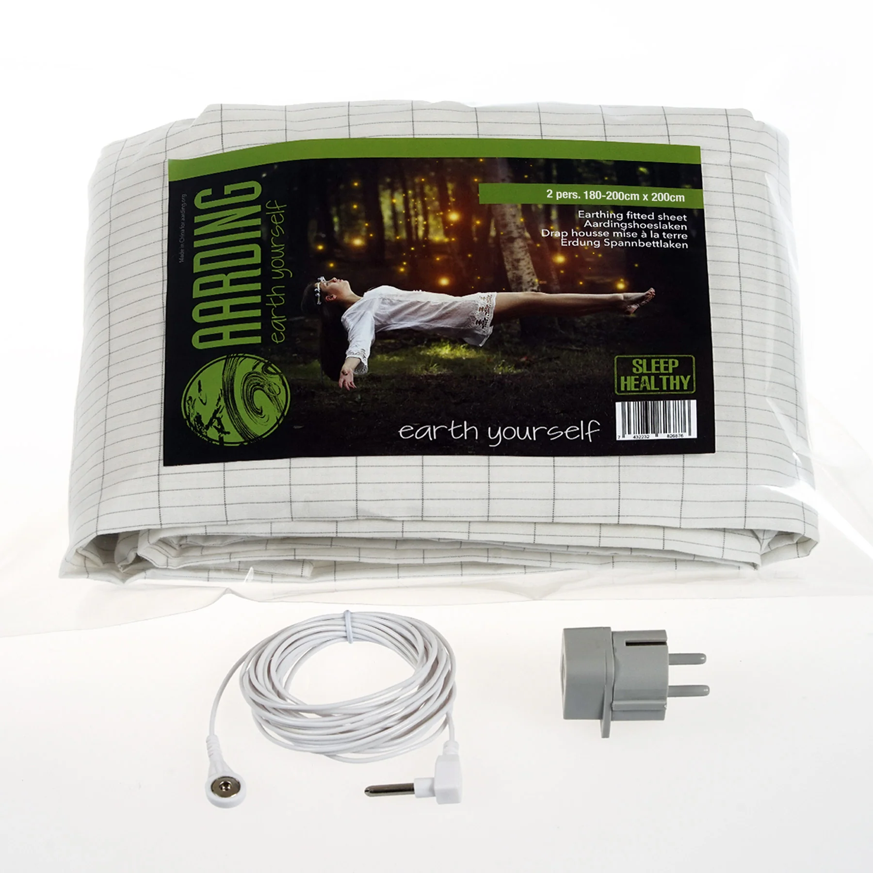 Grounding Fitted Sheet, double, (incl. cable 5m and adapter) - Image 6